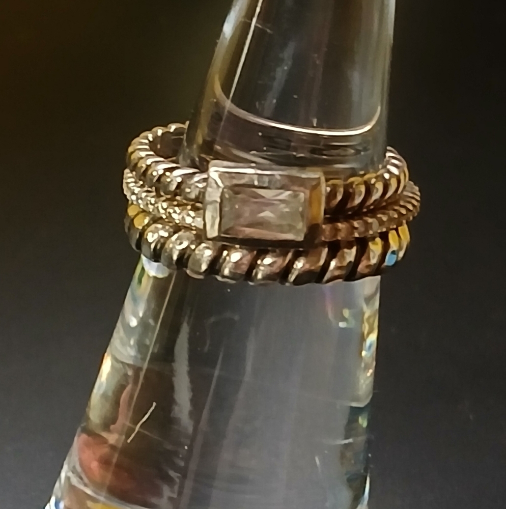 β¨οΈSilpada 925 Three Ring Stack Size 5β¨οΈ - Picture 2 of 14